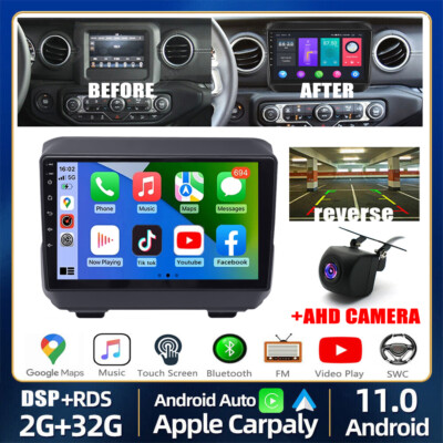 2+32G Android 13 For Jeep 2018-2019 Wrangler JL Car Stereo Radio GPS CarPlayer