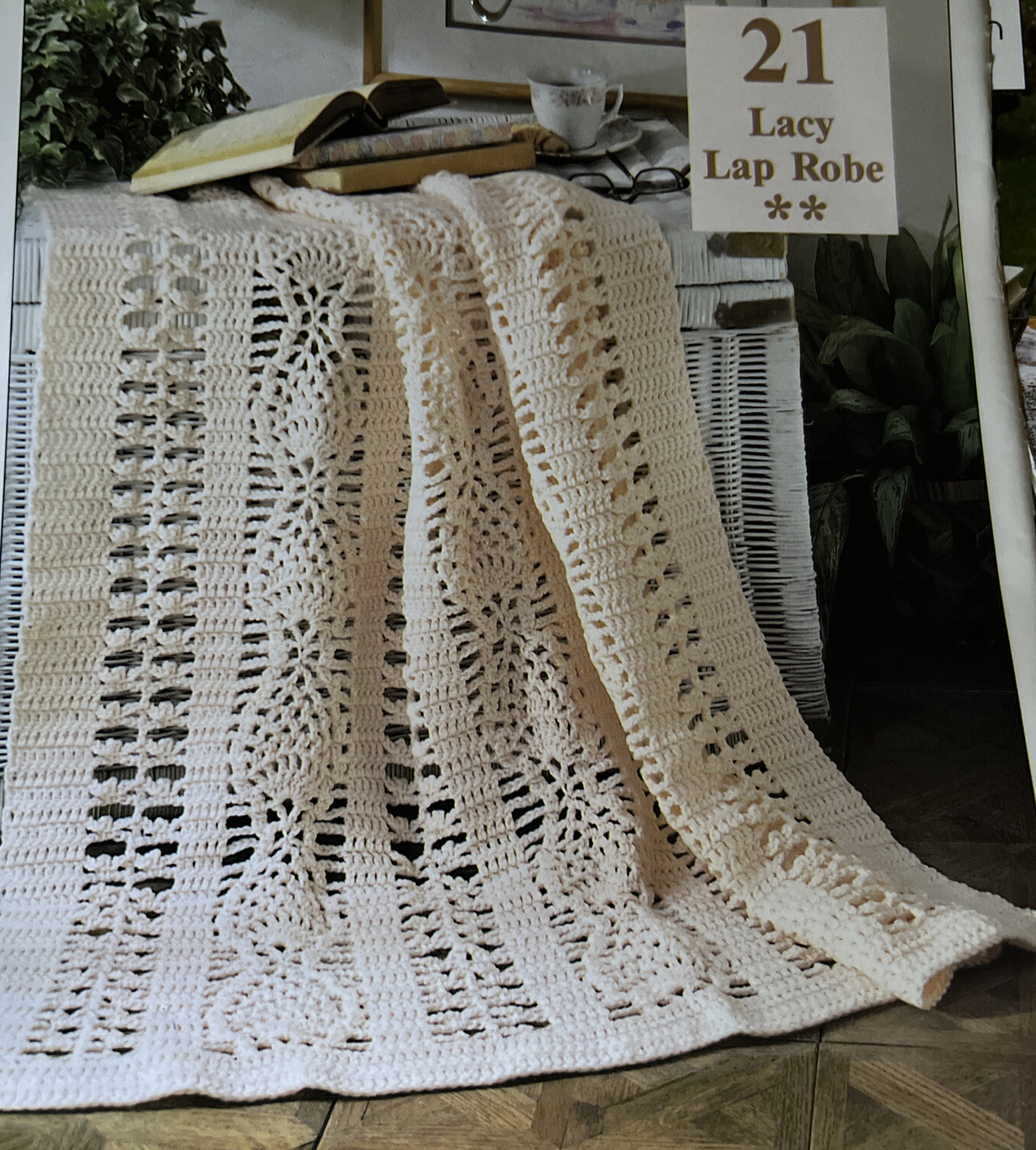 Lap Robe Pattern ~Crochet Pattern - Lacy Lap Robe - Pattern Only~ | eBay
