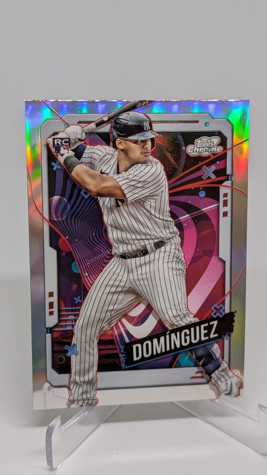 2024 Topps Cosmic Chrome Jasson Dominguez Refractor #89 RC