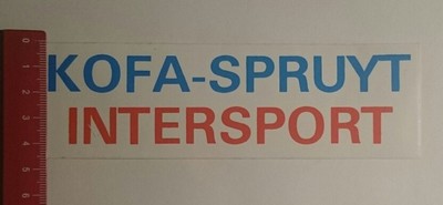 Aufkleber/Sticker: Kofa Spruyt Intersport (170117119)