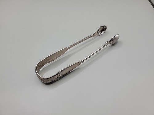 Antique 1871 Tiffany & Co. Sterling Silver Palm Sugar Tongs, 5" Edward C. Moore - Picture 5 of 24