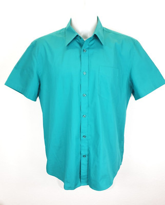K89) SC by Studio Coletti Heren Hemd Gr. 41 / 42 Wie Neu Kurzarm