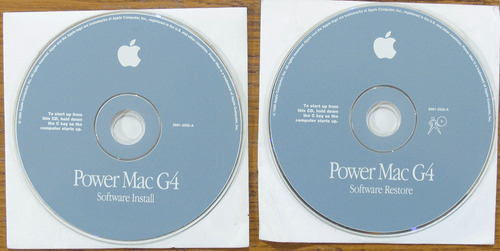 Sistema Apple Power Mac G4 9.0 restaurar instalación CD medios 1999 vintage - Imagen 2 de 2