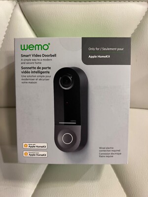 Wemo Smart Doorbell Homekit Wemo Homekit Compatible Doorbell