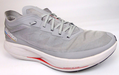 Salomon S/LAB Phantasm Mesh Trail Running Shoes Men's Size 12.5 Med, Gray White