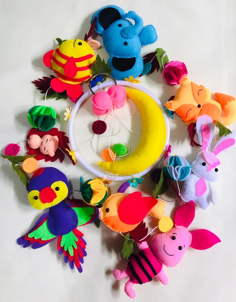 Baby Cot Mobile Baby Felt Hanging Baby Room Decoration Soft Toy
