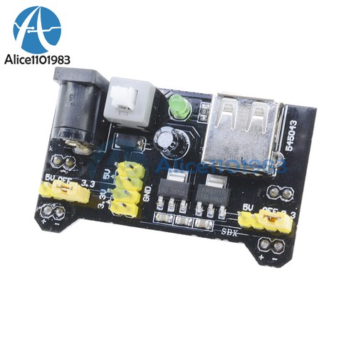 2PCS MB102 Breadboard Power Supply Module 3.3V 5V For Arduino Solderless - Picture 5 of 6