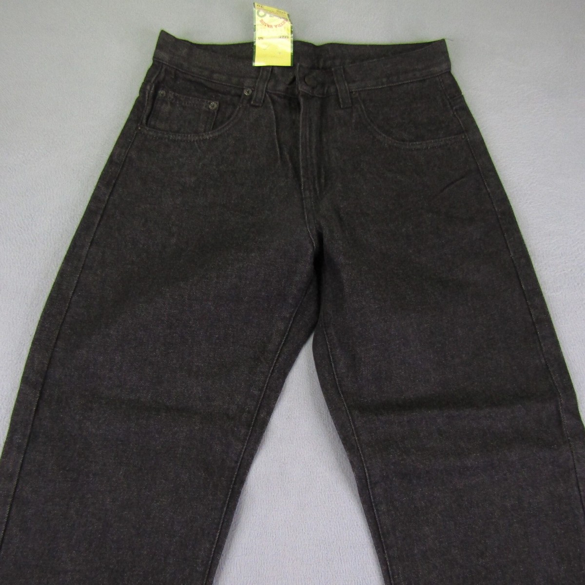 Vintage Solo Semore Jeans Men 30x30 Black Denim Baggy Straight