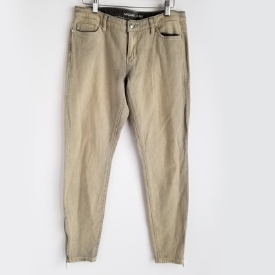 michael kors jeans womens yellow