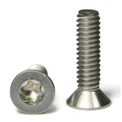 Torx Flat Head Machine Screw Stainless Steel Screws #6-32 x 1/2'' QTY 100