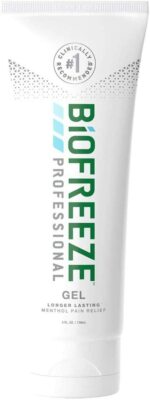 BIOFREEZE 冷却療法クリーム 110g×3本 バイオフリーズ(BIOFREEZE) 110g チューブタイプ x3本 + お試し