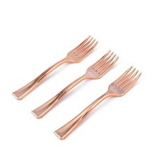 48PCS Gold Silver Ice Cream Scoop Dessert Fork Spoons  Kitchen Accessories