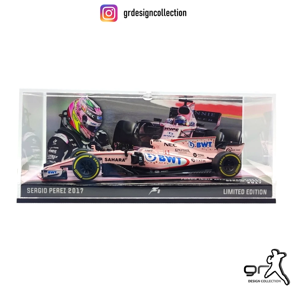 Sergio Perez - Force India VJM10 - F1 Spanish GP 2017 / IXO Altaya / 1:43 - Immagine 2 di 4