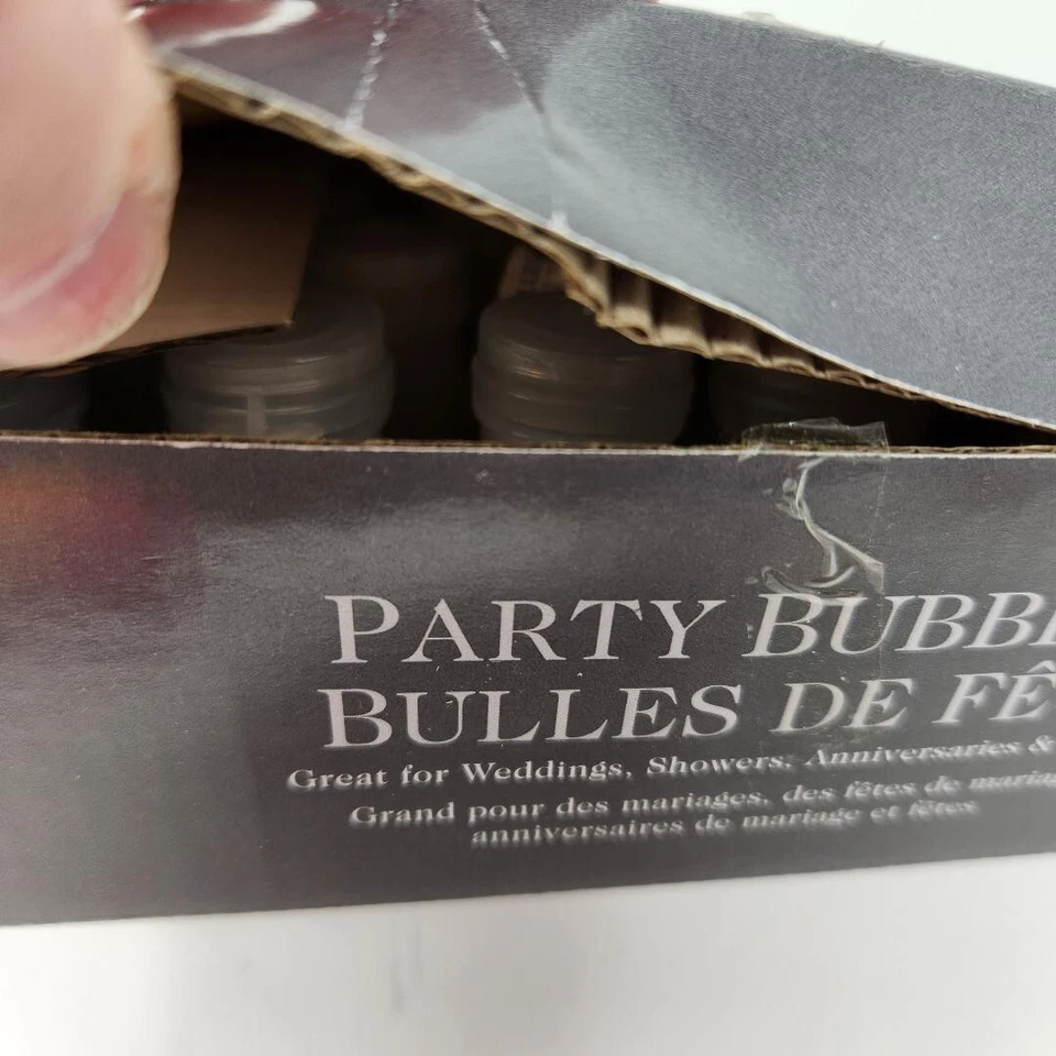 24 TRADITIONAL WEDDING BUBBLESclear Bridal Party Favor F1 - Image 2 of 2