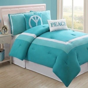 blue girls bedding