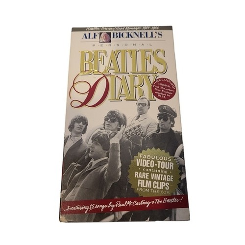 The Beatles ALF BICKNELL'S PERSONAL BEATLES DIARY 1996, 2 VHS Video Tape SET