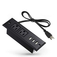 Conference Recessed Power Strip Socket without USB-C, 3A recessed power strip