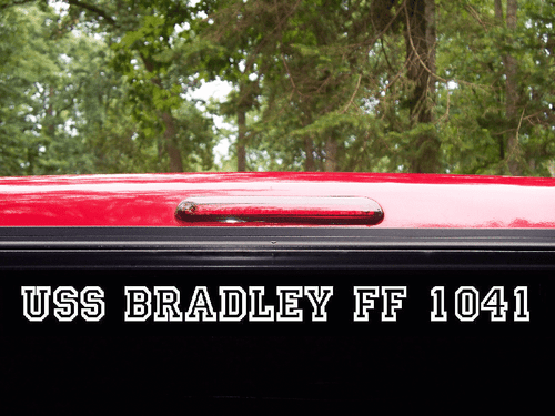 Calcomanía USS BRADLEY FF 1041 DE 1041 EE. UU. MARINA USN militar S01 - Imagen 7 de 12