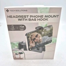 Car Headrest Mount Hook Vehicle Back Seat Hanger Phone Holder Lock Bag