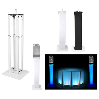 (1) Rockville White Adjustable Totem Speaker Stand For JBL VRX932LA