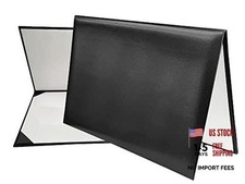 Smooth Diploma Holder Graduation Certificate Cover 8 1/2" x 11" 1 Pack Black