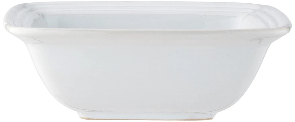 Square Dinnerware Sets | White Kitchen Plates, Bowls, and Mugs | 16 Piece Sto... - Image 4 of 4