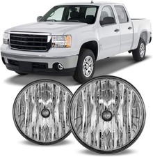 For 2007-2013 Gmc Sierra 1500 2500 Hd3500 Hd Bumper Clear Lens Fog Lights X2