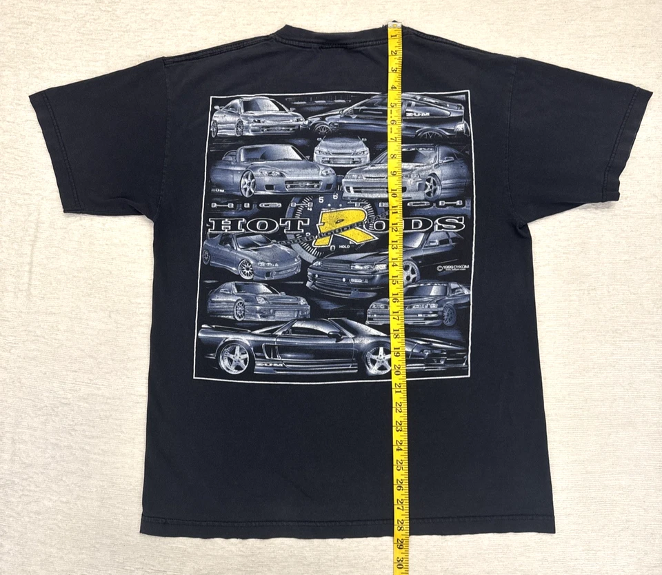 Camisa De Colección Sum Speed Dykom Hot Rods 1999 Años 90 Y2K Grande Foto 3 de 4