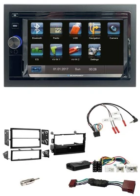 Blaupunkt SD Bluetooth 2DIN MP3 USB Lenkrad Autoradio für Nissan 350Z Roadster 2 - Bild 1 von 4