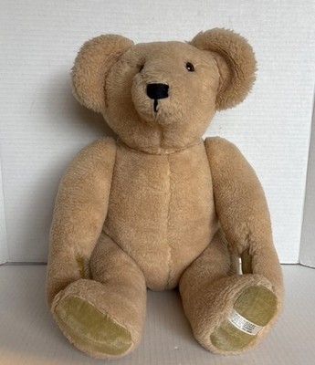 VINTAGE CARROUSEL TEDDY BEAR-Jointed Mohair Hair Like 18'' Midland MI GUC!