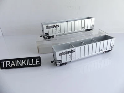 WALTHERS MAINLINE 2 WAGONS TYPE TREMIE A BOGIES TYPE US NS N° 10303 / 10490 - Photo 1/3