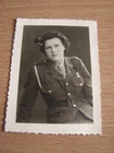 WW2 Military Woman in Uniform Vintage Photo Claire Small Officers Mess Cook