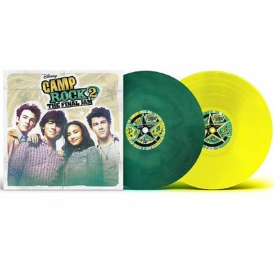 VARIOUS - Camp Rock 2: The Final Jam (Soundtrack) - GREEN & YELLOW VINYL 2XLP