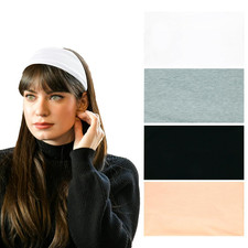 Wide Headbands for Women   4 Pack Non-Slip Thick Fashion Elastic Hair Bands for