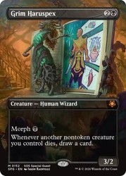 Grim Haruspex (Borderless) #152 Special Guests MTG