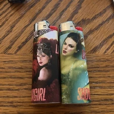New 2 Custom Bic Lighters  Taylor Swift The Life Of A Showgirl Albums Posters