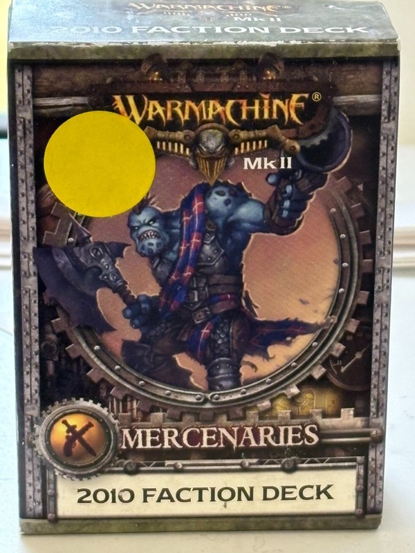 PRIVATEER PRESS WarMachine Mercenaries 2010 Faction Deck NEW IN BOX OUT OF PRINT