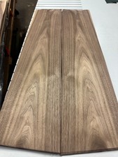 Walnut Raw Wood Veneer 2 sheets 38'' x 8 1/2'' 316D