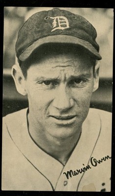 1936 Goudey Premiums R314 Type 3 Marvin Owen Detroit Tigers VERY RARE