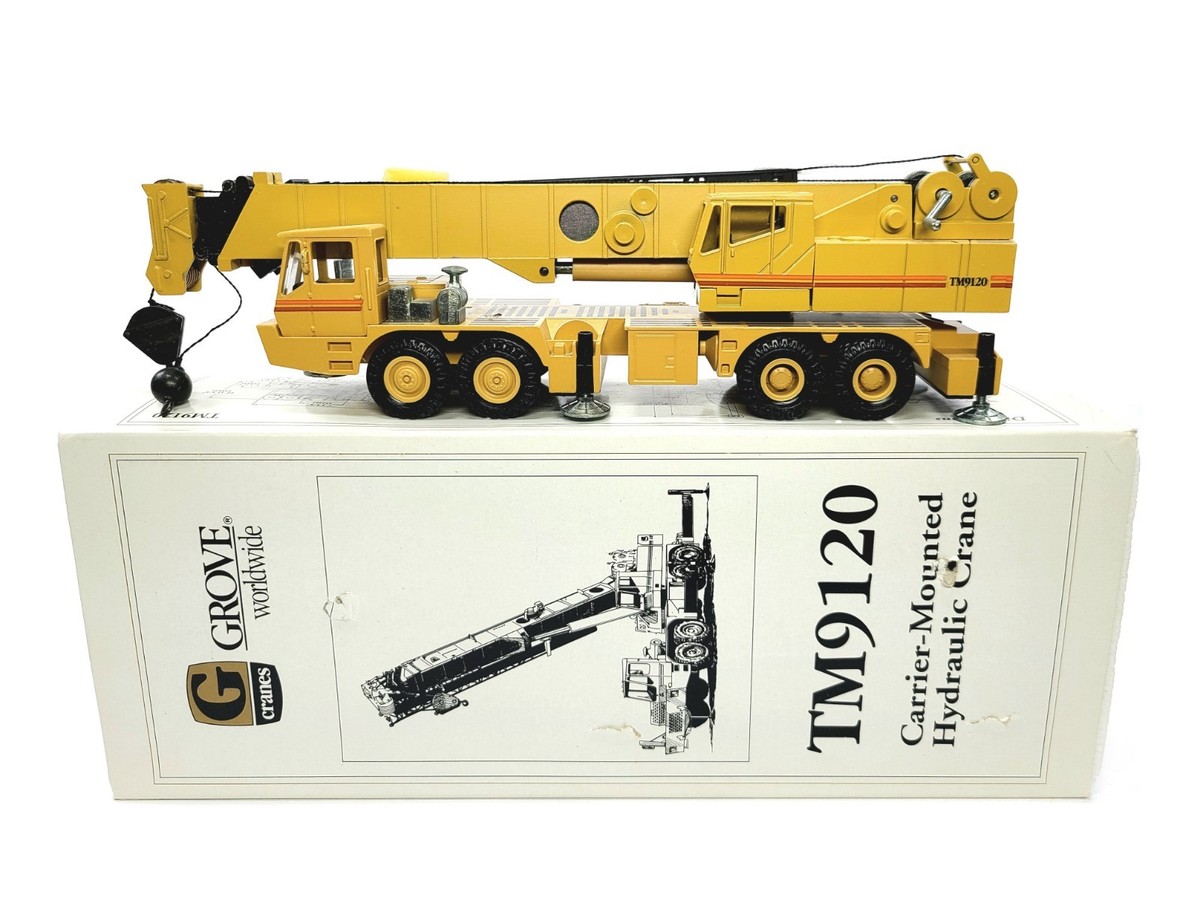 Grove TM9120 Mobile Crane - NZG 1:50 Scale Diecast Model #380 | eBay