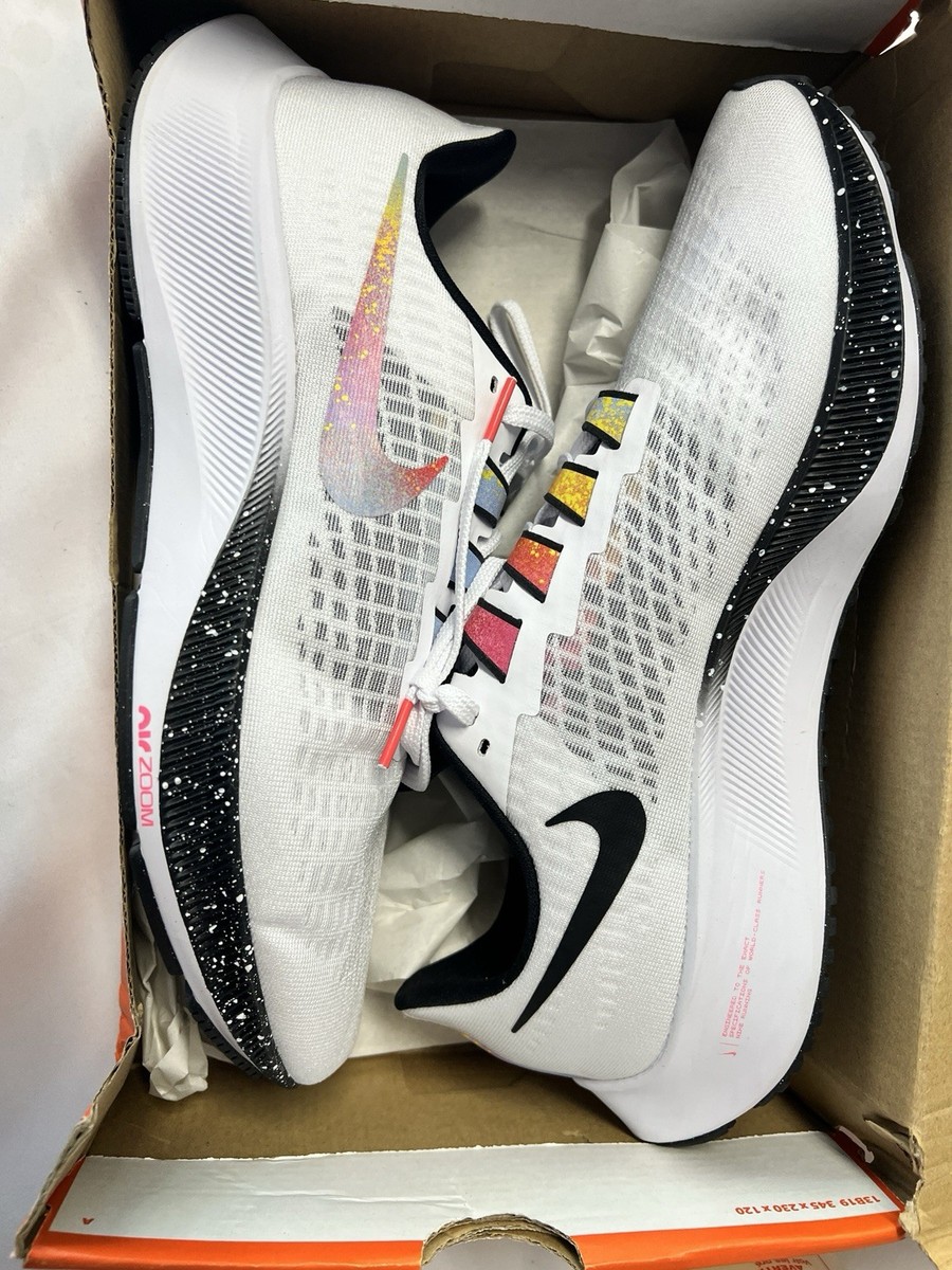 NIKE ZOOM PEGASUS 37 ホワイト/マルチカラー　数回着用 Size 11.5 - Nike Air Zoom Pegasus 37 White Multi for sale