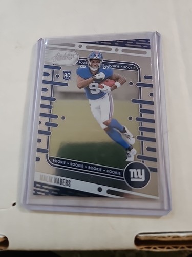 2024 Panini Absolute Rookie Malik Nabors (RC) #106 New York Giants