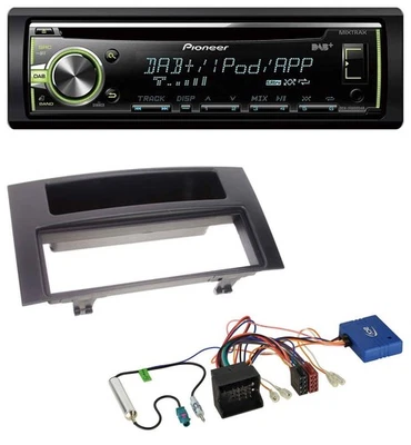Pioneer DAB USB MP3 CAN-Bus CD Autoradio für VW Touareg T5 Caravelle 03 10 schwa - Bild 1 von 4