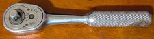 Vintage Indestro 1/4" Drive  Ratchet 6072 Made in USA