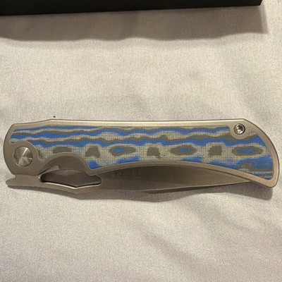 Kizer Allure  Pocket Knife S45VN Blade Titanium&Micarta Ki4763LDA1 FREE EXTRAS