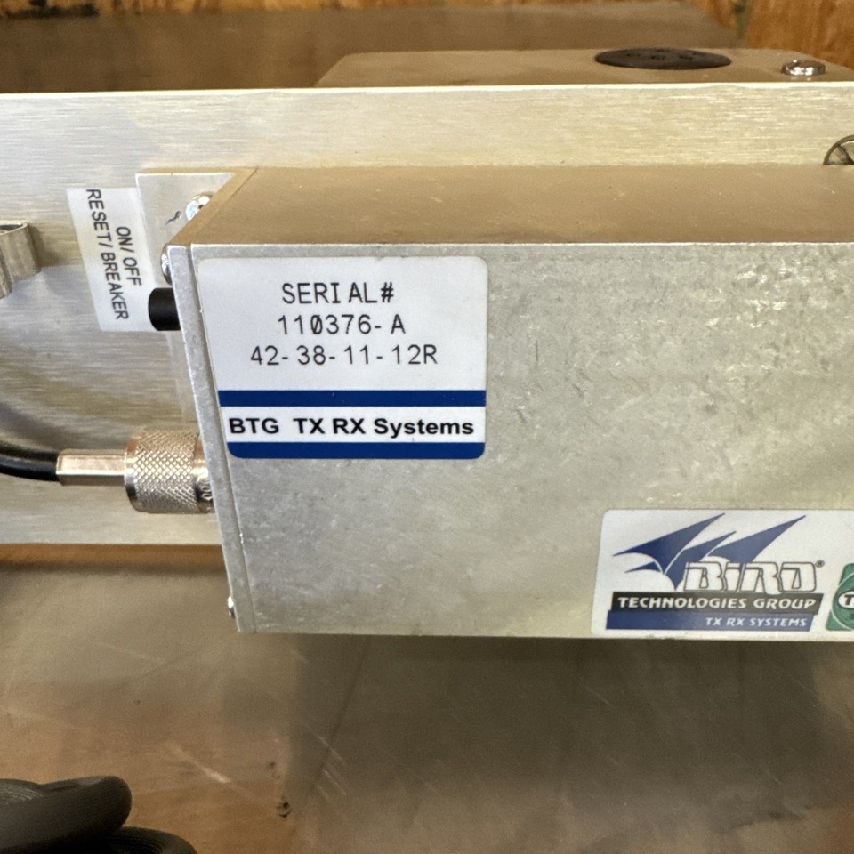 TX RX Systems, Bird Technologies Receiver, Multi. Model 42-38-11-12R ...