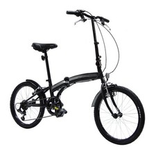 Bici Pieghevole Cambio 6 velocit?, Ruote 20, Nero Opaco, Leggera, Occupa Poco