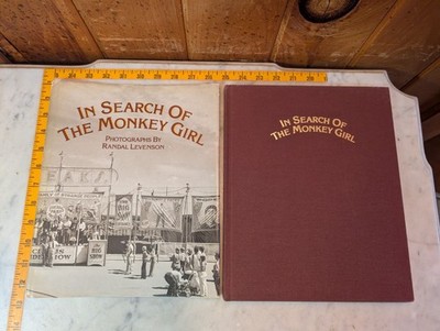 In Search of the Monkey Girl Circus Carnival Hardcover Book W/DJ VG Levenson