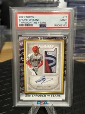 Shohei Ohtani PSA 9 2021 Topps Through The Years #TTY-17 Angels