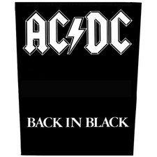 Men's AC/DC Back In Black Back Patch